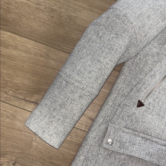 J Crew Chateau Parka Stadium Nello Gori Wool Faux Fur Coat Women's 2 - Picture 10 of 13